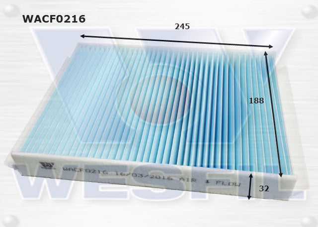 Cabin Filter RCA335P Fits Mercedes WACF0216 - Wesfil