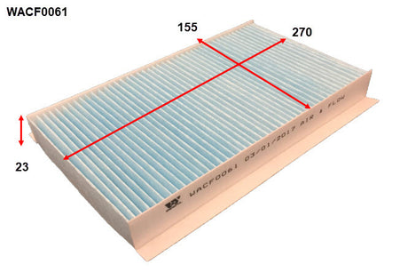 Cabin Filter RCA289C Fits Landrover WACF0061 - Wesfil