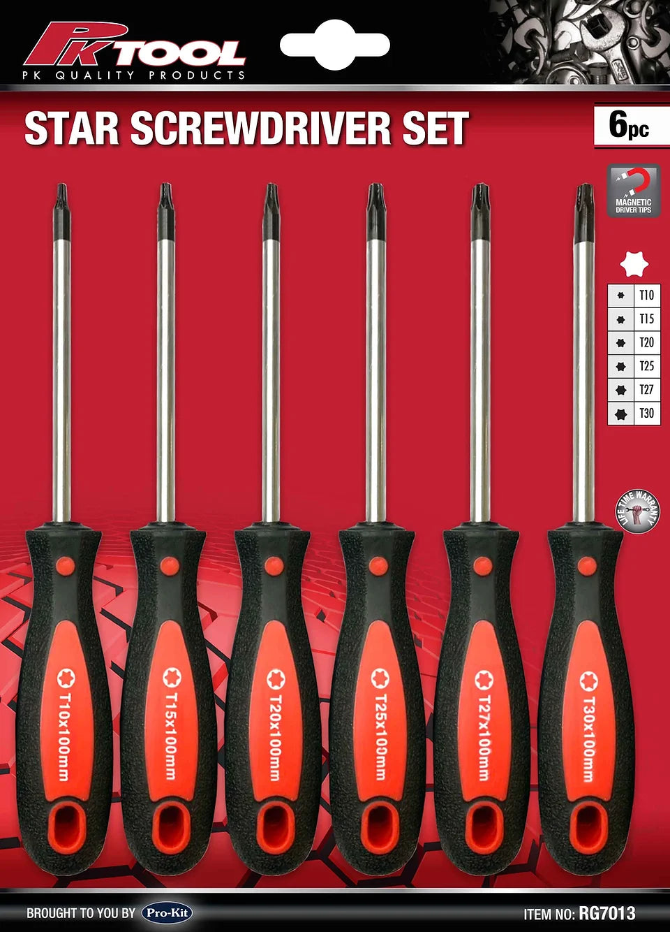 6pc Star Screwdriver Set - PKTool