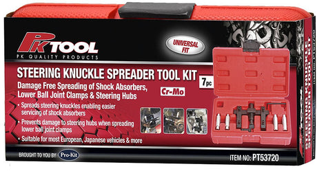 7 Piece Steering Knuckle Spreader Tool Kit - PKTool