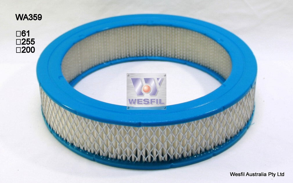 Air Filter A359 Fits Holden/Nissan WA359 - Wesfil