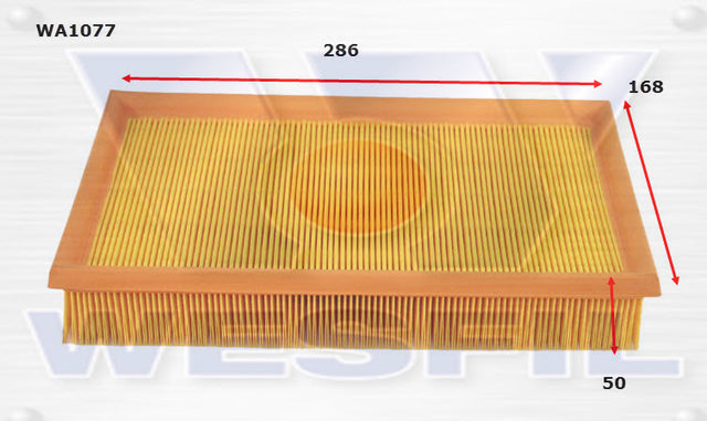 Air Filter Fits Mercedes WA1077 - Wesfil
