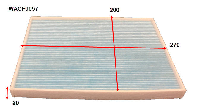 Cabin Filter RCA165P Fits Suzuki WACF0057 - Wesfil