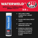 Water Weld Epoxy Putty Stick  57g - J-B Weld | Universal Auto Spares