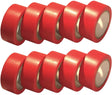 PVC Electrical Tape 18mm x 20m Red 10 Pack - NITTO