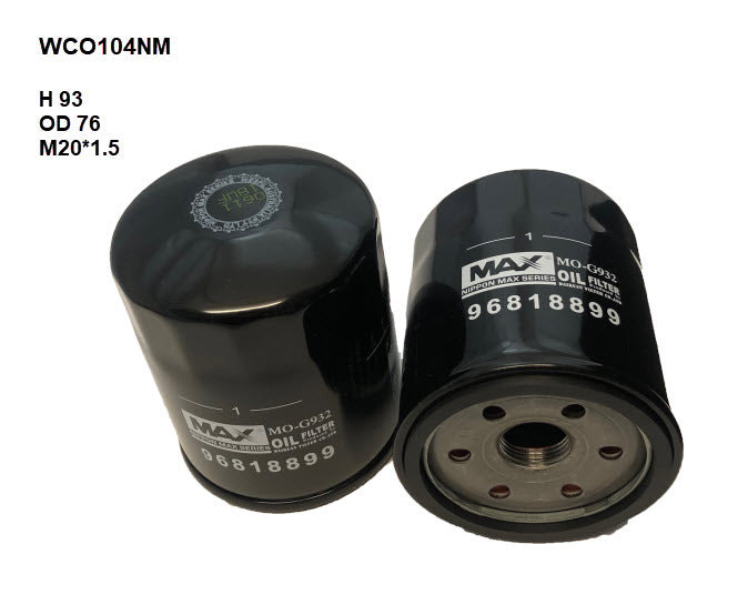 Oil Filter Fits Holden WCO104NM - Wesfil
