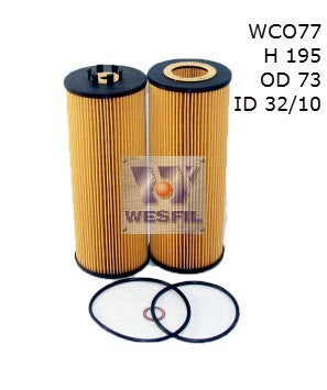 Oil Filter R2649P Fits VW WCO77 - Wesfil