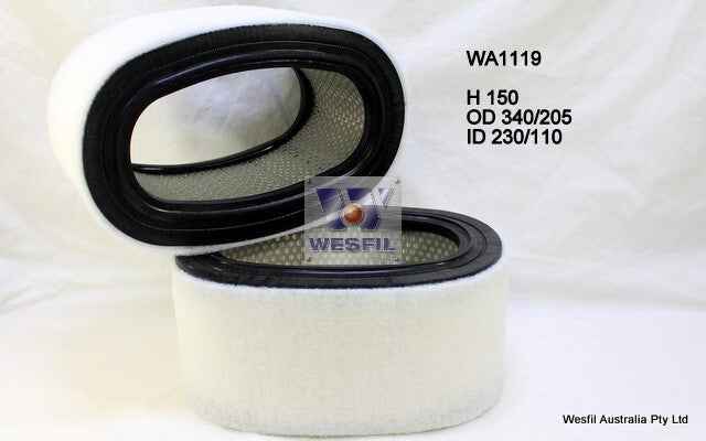 Air Filter Fits Ford WA1119 - Wesfil