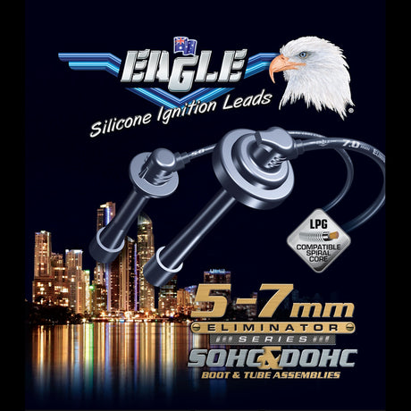 Ignition Leads Kit Fits 6CYL Daewoo/SsangYong 76209-0 - Eagle