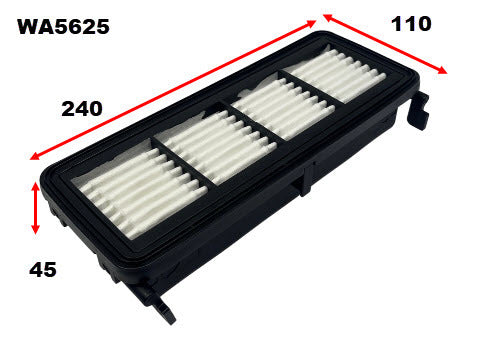 Air Filter Fits Kia WA5625 - Wesfil