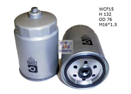 Diesel Fuel Filter Fits Volvo WCF15 - Wesfil