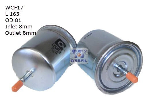EFI Fuel Filter Z766 Fits Volvo WCF17 - Wesfil