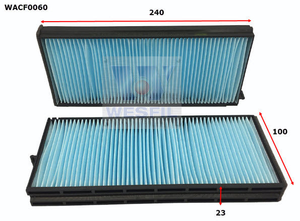Cabin Filter Fits Hyundai WACF0060 - Wesfil