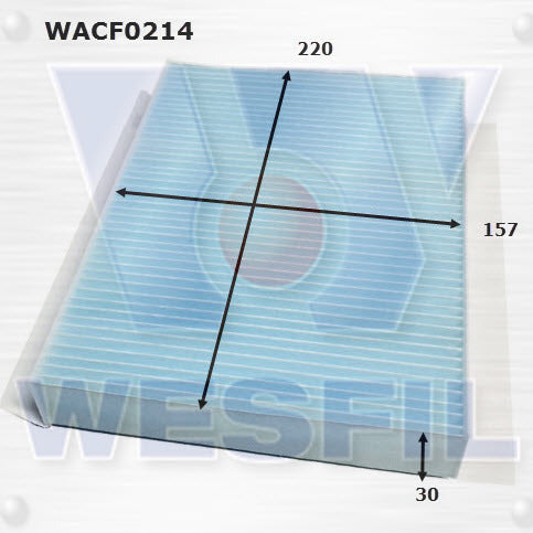 Cabin Filter RCA357C Fits Jeep WACF0214 - Wesfil
