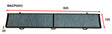 Cabin Filter RCA198C Fits BMW WACF0053 - Wesfil