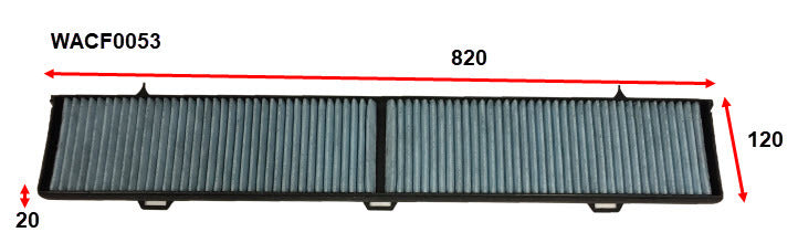 Cabin Filter RCA198C Fits BMW WACF0053 - Wesfil