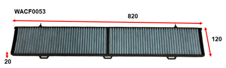 Cabin Filter RCA198C Fits BMW WACF0053 - Wesfil