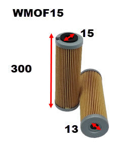 Oil Filter RMC142 Motorcycle Fits Ducati WMOF15 - Wesfil