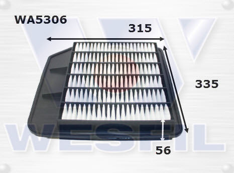 Air Filter A1948 Fits Nissan WA5306 - Wesfil