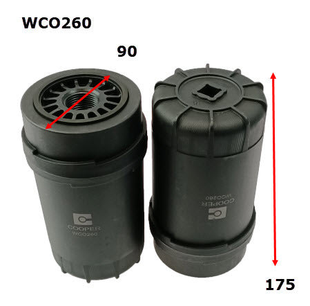 Oil Filter Z1077 Fits Foton WCO260 - Wesfil