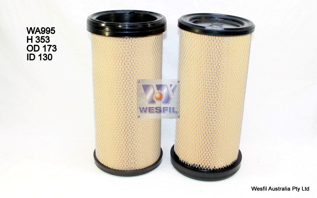 Air Filter Fits Nissan WA995 - Wesfil