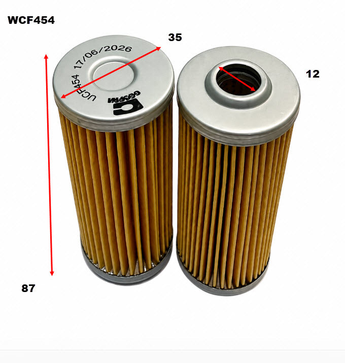 HD Diesel Fuel Filter R2447P Hitachi/John Deere WCF454 - Cooper - Cooper