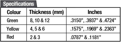 8 Blade Brake Pad Thickness Gauge - PKTool