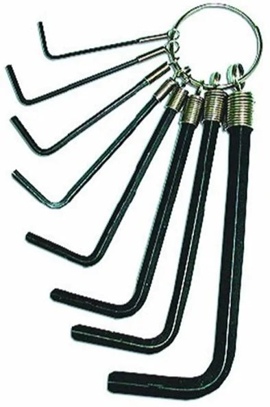 8 Pieces Keyring Hex Key Set With Carry Pouch - PKTool