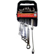8 Pieces Metric CR-V Twisted Shaft Combination Spanner Set - PKTool
