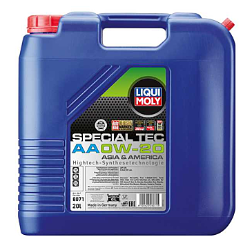 Special Tec AA 0W-20 Synthetic Technology - LIQUI MOLY | Universal Auto Spares