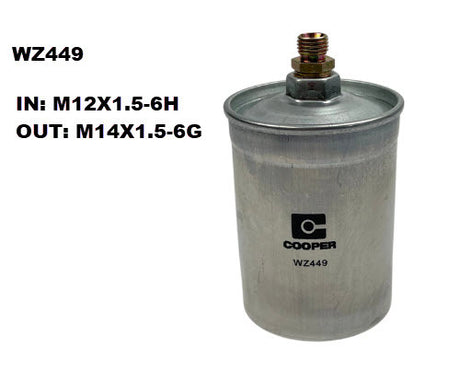 EFI Fuel Filter Z449 Fits Mercedes WZ449 - Wesfil