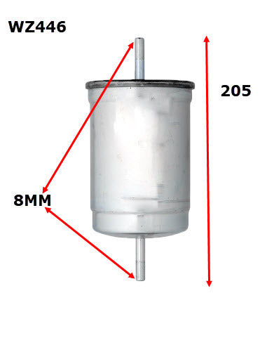 EFI Fuel Filter Z446 Fits Volvo WZ446 - Wesfil