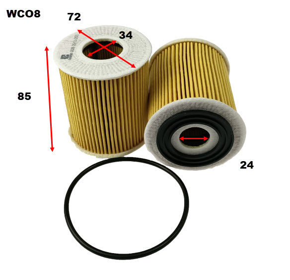 Oil Filter R2647P Fits Mini WCO8 - Wesfil