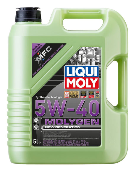 Molygen New Generation 5W-40 5L -  LIQUI MOLY | Universal Auto Spares