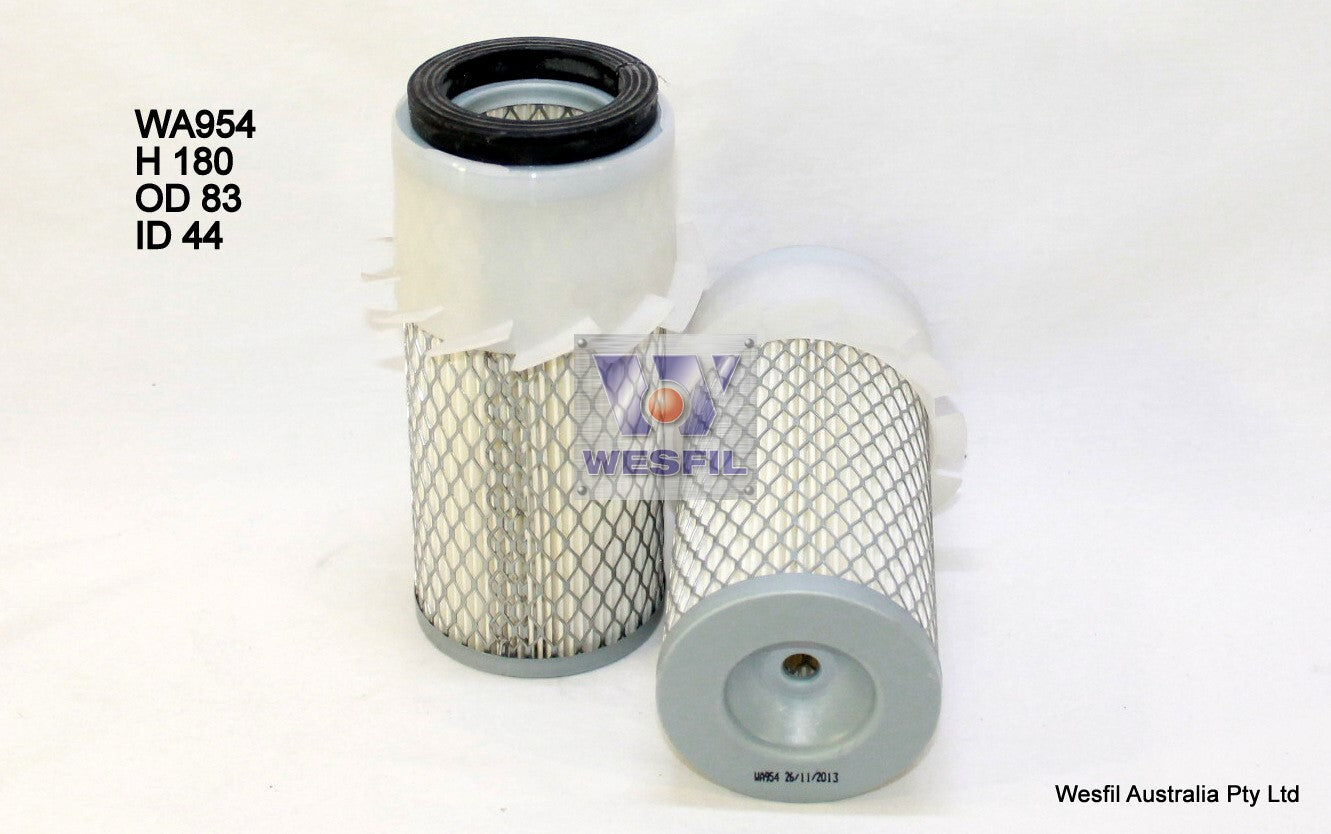 Air Filter HDA5292 Fits Kubota WA954 - Wesfil