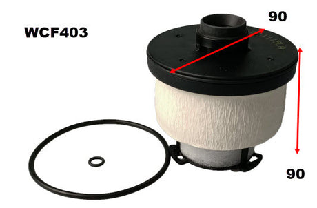 Diesel Fuel Filter Fits Hino WCF403 - Wesfil