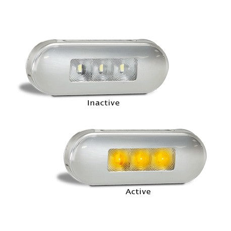 86 Series Rear End Outline Marker 12-24V Blister Pack - LED AutoLamps Side Marker - Amber