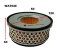 Air Filter Fits Kubota WA5549 - Wesfil