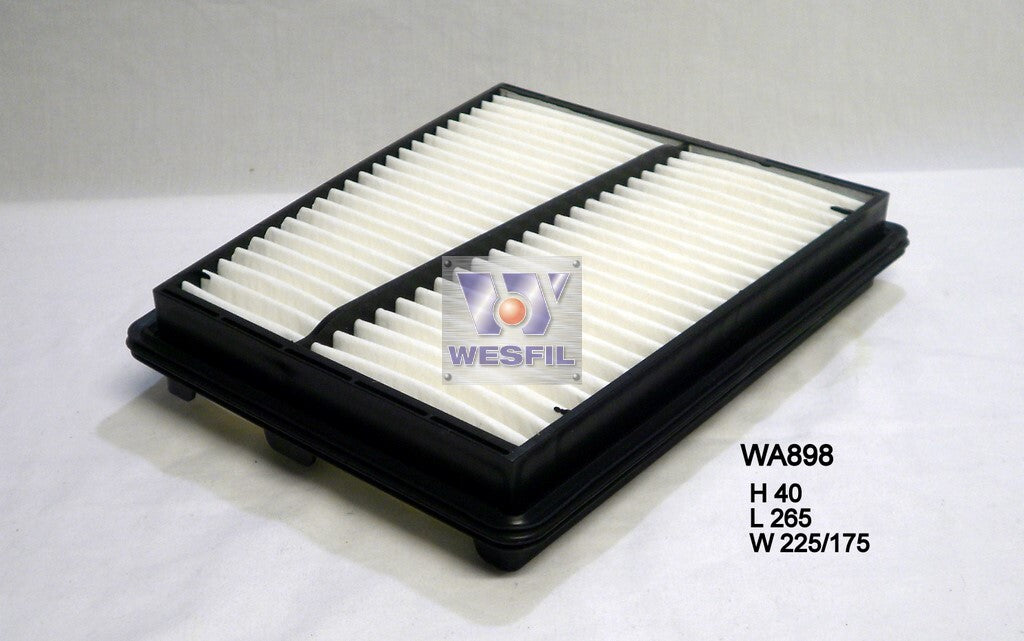Air Filter A1247 Fits Honda WA898 - Wesfil