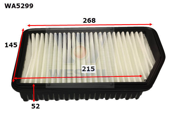 Air Filter A1883 Fits Jeep WA5329 - Wesfil