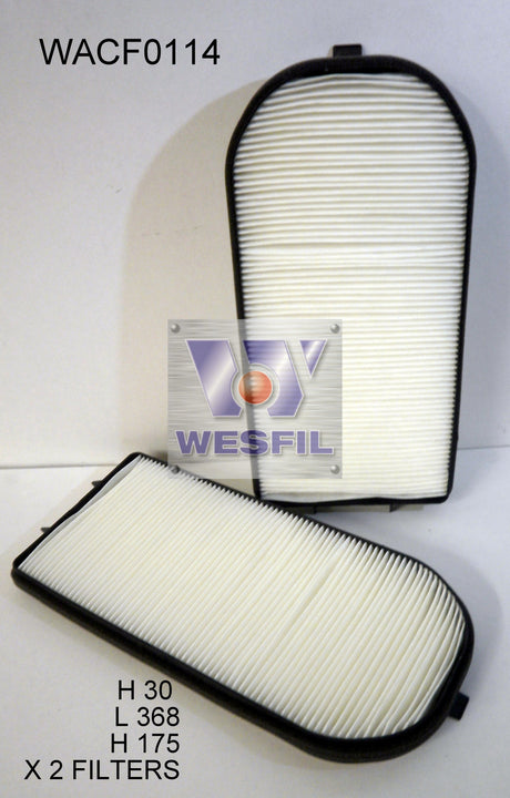 Cabin Filter Fits BMW WACF0114 - Wesfil