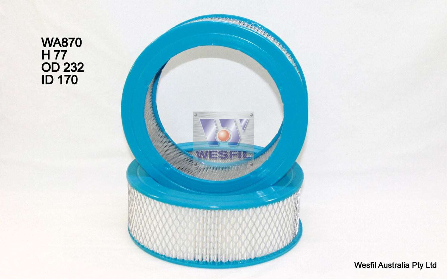 Air Filter A1204 Fits Mitsubishi WA870 - Wesfil