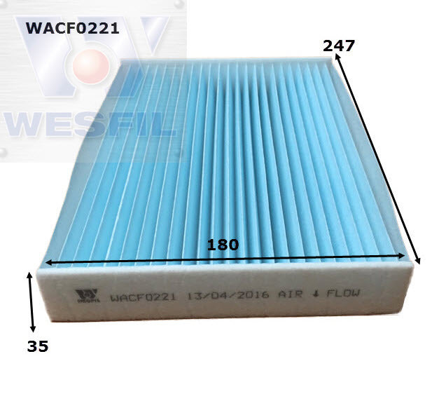 Cabin Filter RCA329P Fits Nissan WACF0221 - Wesfil
