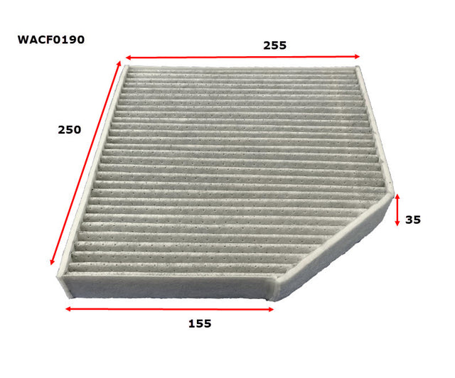 Cabin Filter RCA393MS Fits Audi WACF0190 - Wesfil