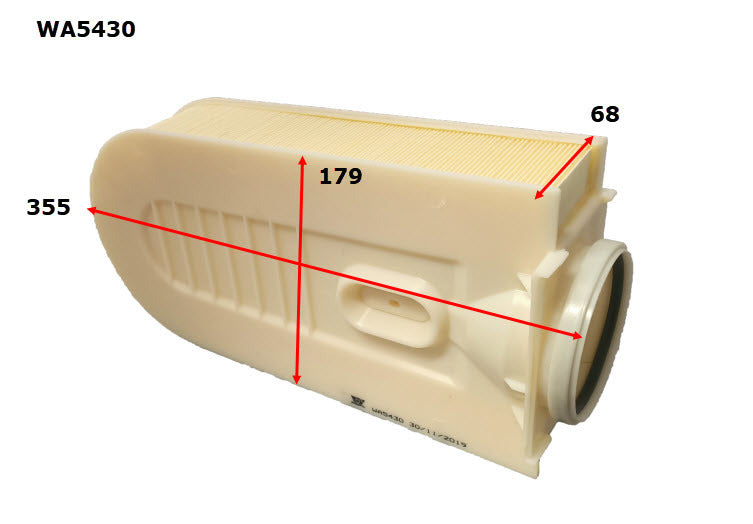 Air Filter A1944 Fits Mercedes WA5430 - Wesfil