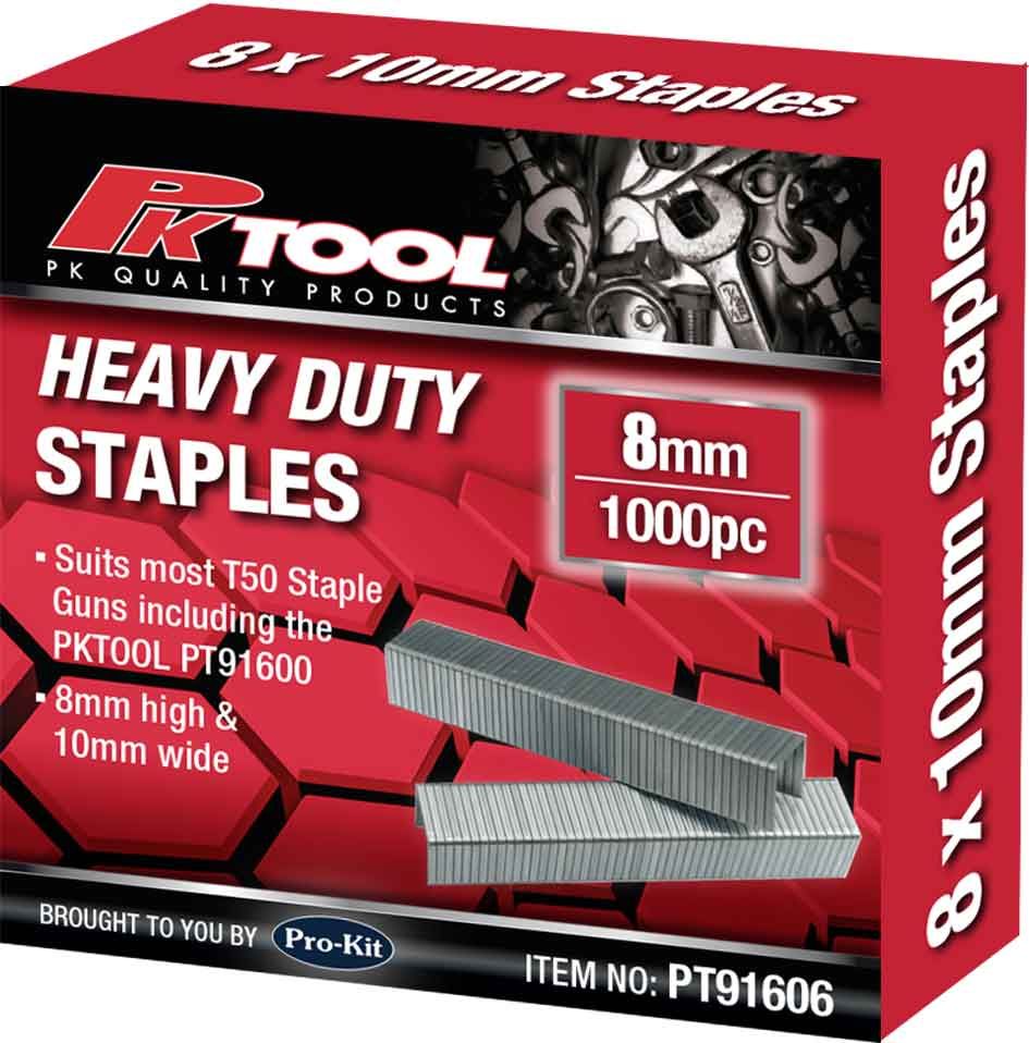 8mm 1000 Pieces Replacement Staples - PKTool