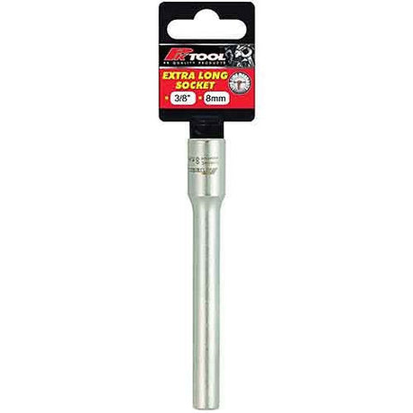 8mm 120mm 3/8” Drive 6PT CR-V Extra Long Socket - PKTool