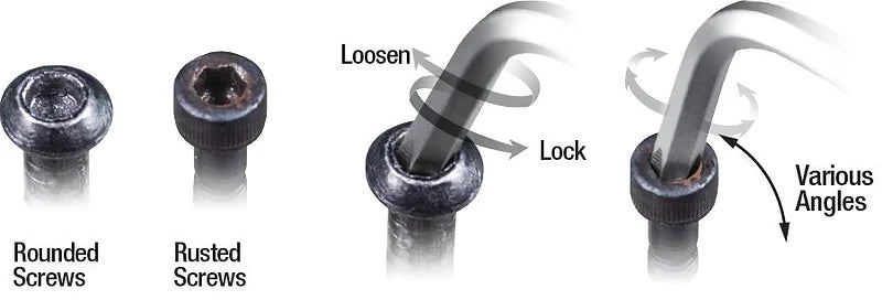 9 Pieces Hetok Hex Key Set With Ball Type End S2 Steel - PKTool