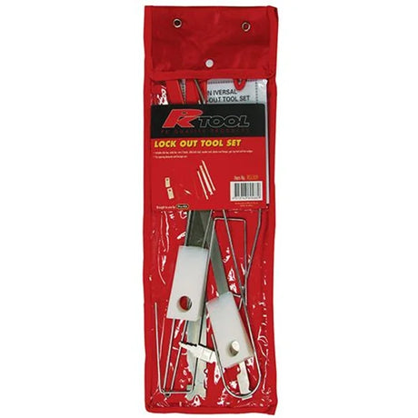 9 Pieces Lock Out Tool Set Great For Mobile Mechanics Or Key Recovery - PKTool | Universal Auto Spares