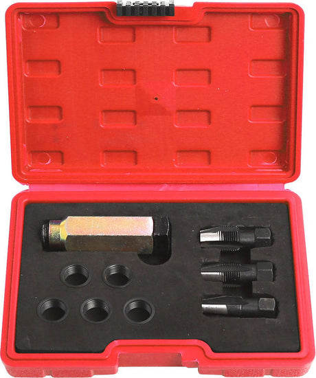 9 Pieces Oxygen Sensor Thread Repair Kit Reams, Taps & Inserts - PKTool | Universal Auto Spares